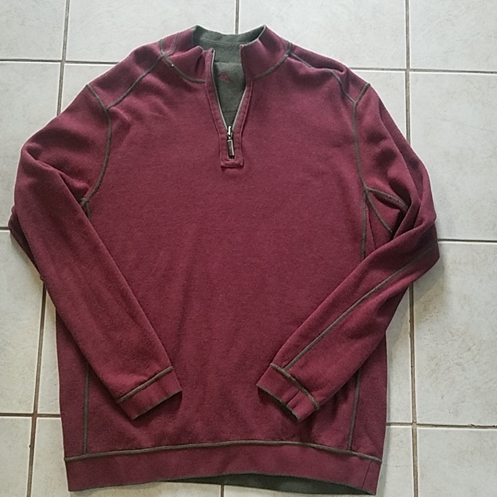 Tommy Bahama reversible sweater size medium